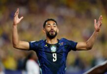 Brasil vence Haiti por 3 a 0 e assume liderança do Grupo C