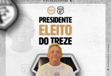 João de Paiva é empossado presidente do Treze e promete reconstrução com união e trabalho