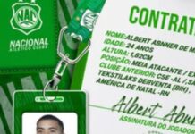 Nacional de Patos anuncia o meia-atacante Abnner Oliveira Ex- América-RN