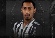 Treze anuncia a contratação do lateral-direito Ryan Santos com passagens pela Chapecoense-SC, Concórdia-SC e Joinville-SC