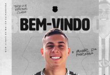 O Treze anuncia a contratação do atacante Silvano com passagens por clubes como Ypiranga-RS, Manaus-AM, Inter de Limeira-SP e Concórdia-SC,