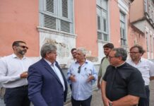 Centro Histórico da Capital João Azevêdo se reúne com presidente do Vila Galé para instalação de hotel do grupo português no Centro Histórico da Capital