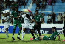 Debaixo de chuva, Nacional-P empata com Botafogo-PB e retorna ao G4