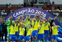 Brasil bate Argentina e conquista 12º título na Copa América de Futsal