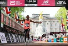 Queniano se torna primeiro atleta a correr maratona abaixo de 2 horas