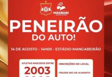 Auto Esporte realiza avaliação para selecionar jogadores para a 2ª Divisão do Paraibano