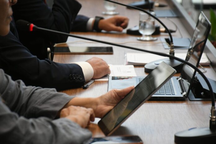 Documentos na votação